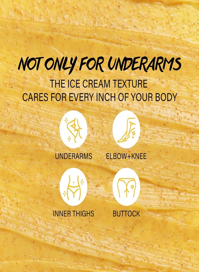 POP MODERN.C Underarm Detox Scrub with Turmeric Vitamin C Dark Spot Armpit Remover Body Deodorant Even Skin Tone Exfoliating Body Scrub for Women and Men Pigmentation Removal Exfoliator also for Whole Body - Image 4